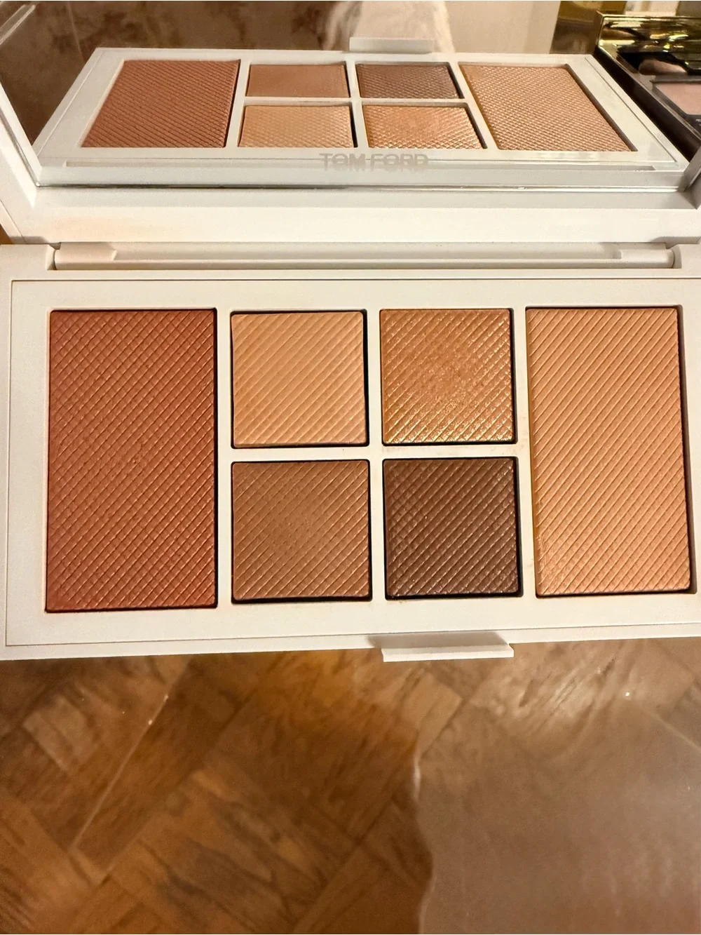Tom Ford Luxury Makeup Bundle - Raw Desire Palette, Eye Quad & Bambou Lipstick